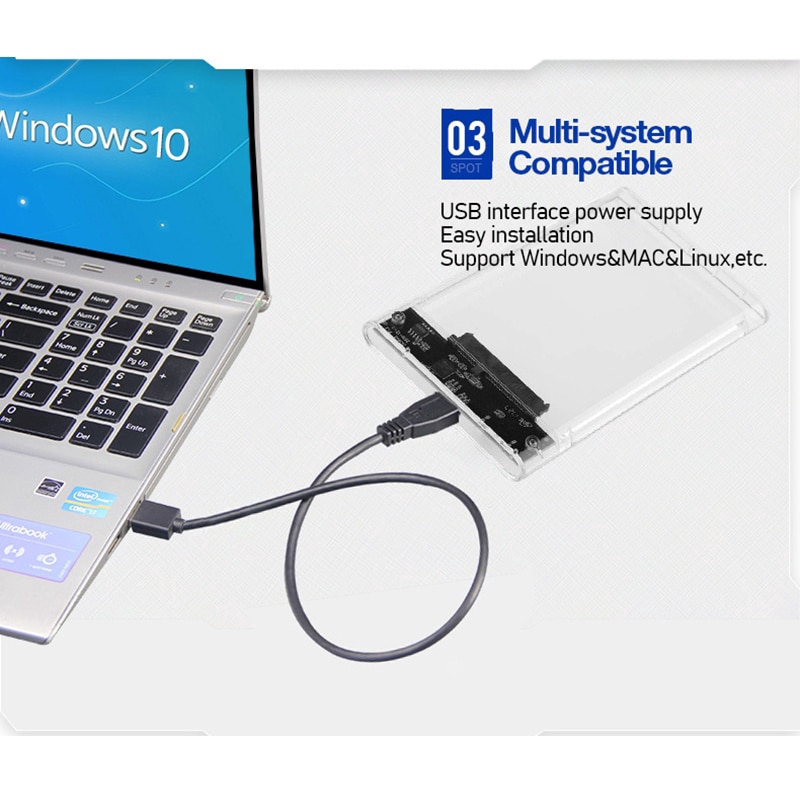 Hộp Đựng Ổ Cứng Hdd 2.5 Inch Cổng Usb 3.0 Tiện Dụng