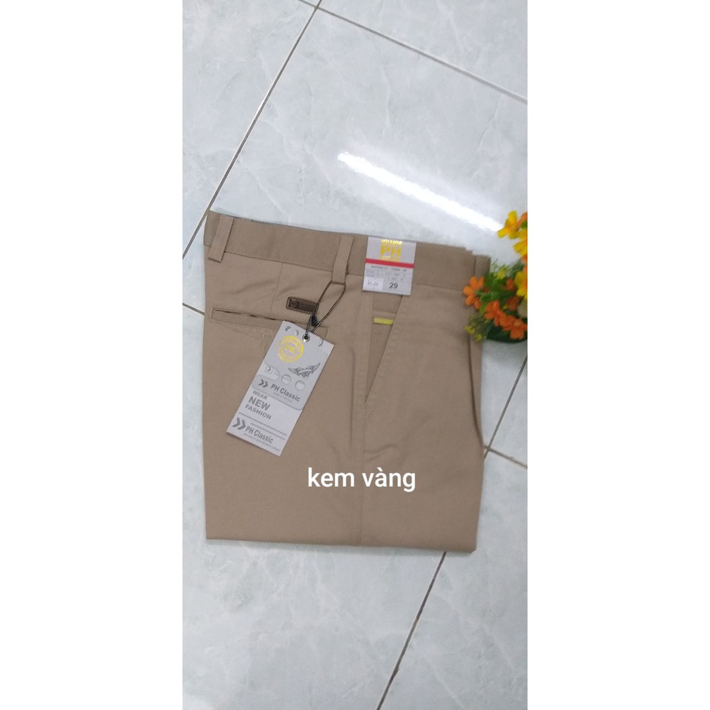 Quần kaki trung niên xếp ly 024