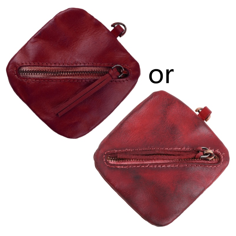 Ví Đựng Tiền Xu / Chìa Khóa Có Khóa Kéo Phong Cách Vintage