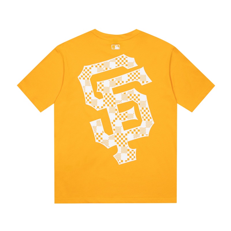 ❤❀  ❤ Áo Thun Cotton Ngắn Tay Thêu Họa Tiết MLB NY Thời Trang Chất Lượng Cao Cho Cặp Đôi