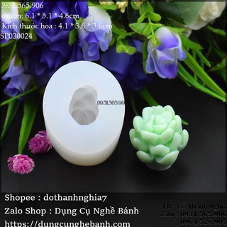 Khuôn silicon sen đá đất cao