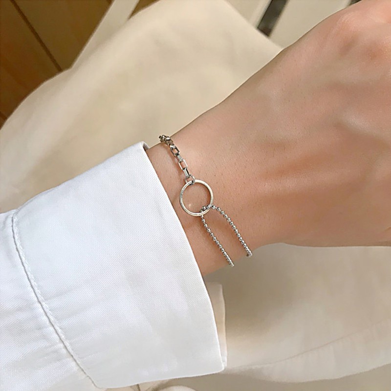 Vòng Tay Hình Tròn Thiết Kế Đơn Giản Cá Tính