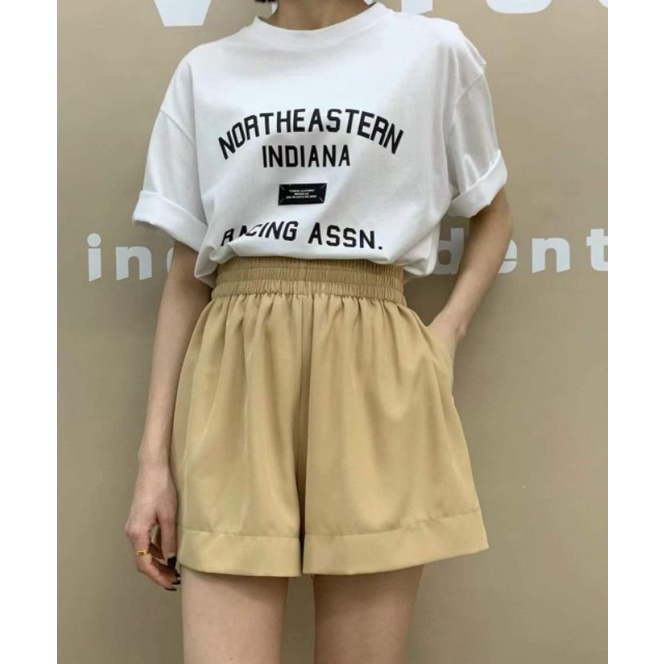 Quần sooc trơn cạp chun hàng QCL1