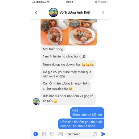 Cua Ghẹ, Cá hồi, Tôm, Trứng ngâm tương phần nhỏ