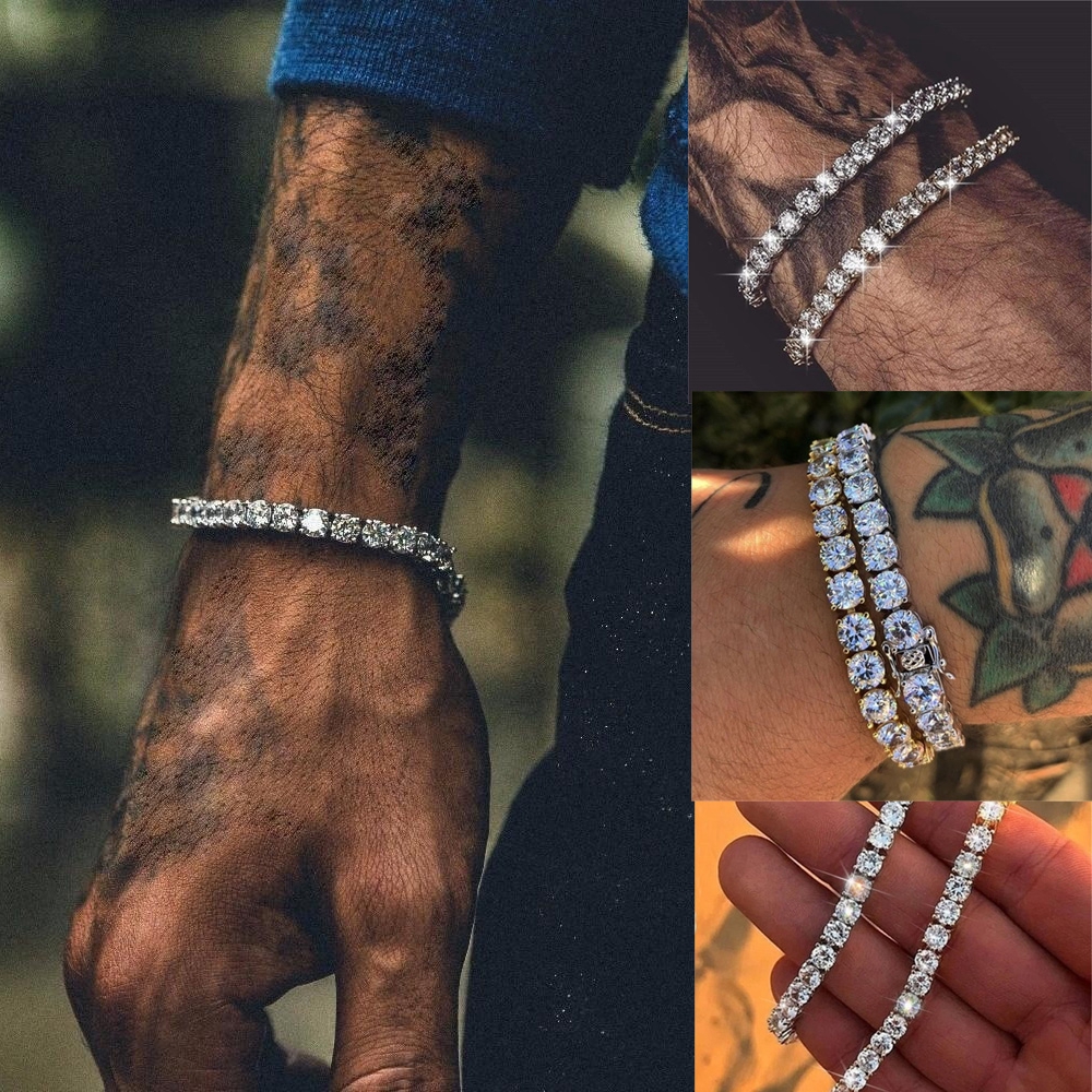 CACTU Women Men New Fashion Bracelet Luxury Shiny Diamond Bracelet