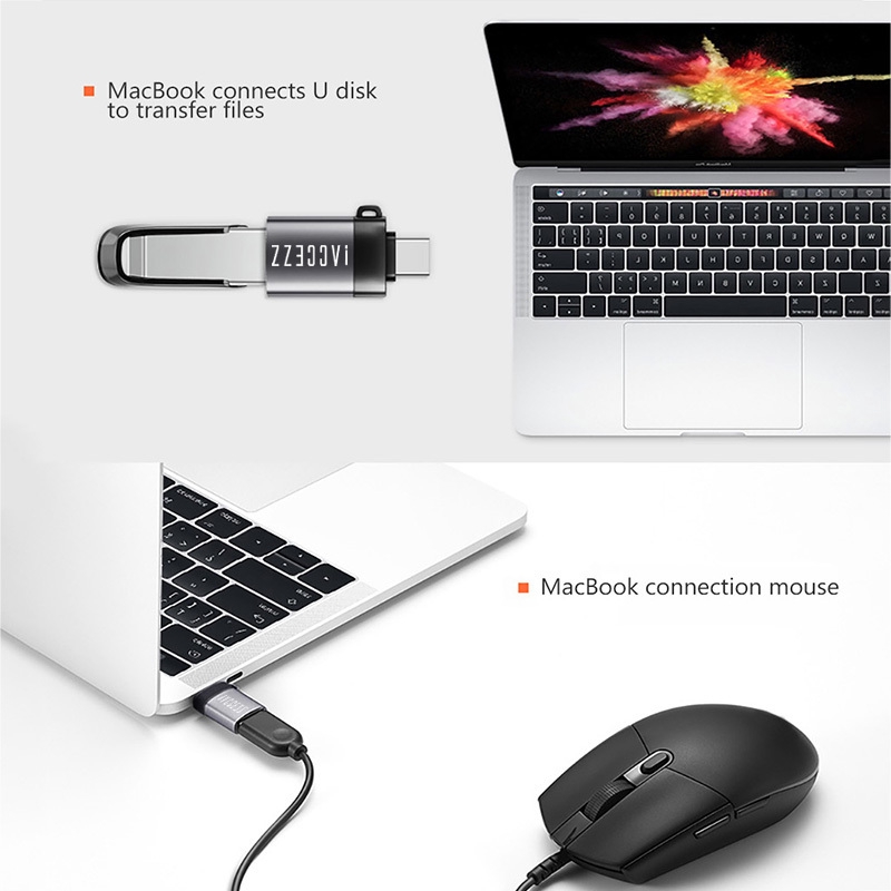 ACCEZZ Bộ Chuyển Đổi Giao Diện Type-C Sang USB3.0 OTG Cho Huawei Realme