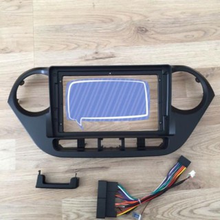 Mặt dưỡng màn android 9 inc cho Hyundai i10 full jack mới 2020