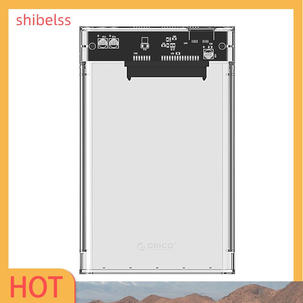 Hộp Đựng Ổ Cứng Ngoài Shibelss Orico 2.5in Sata Usb 3.0 Hdd Ốp