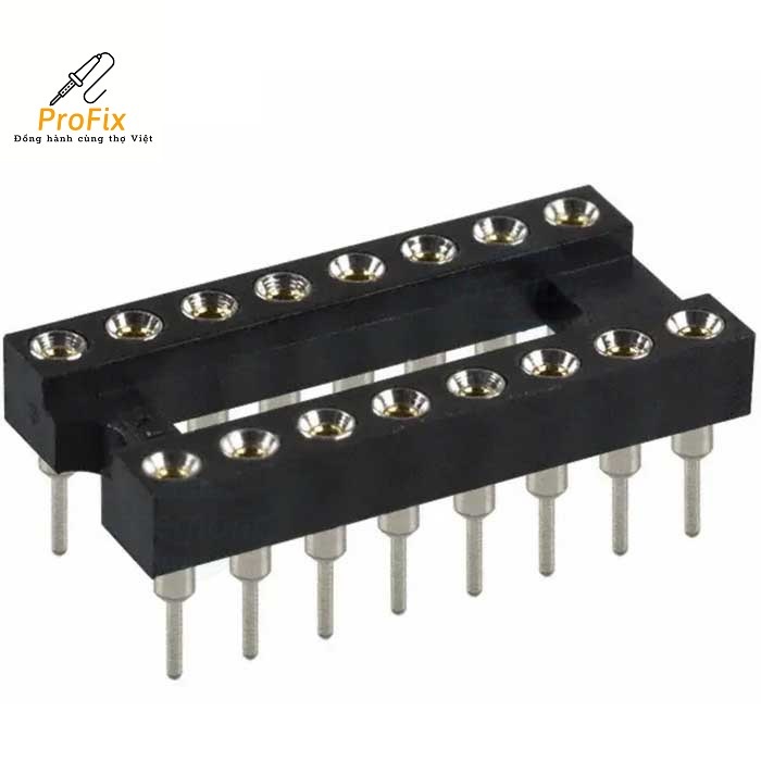 Đế IC 16 chân DIP-16 loại tròn