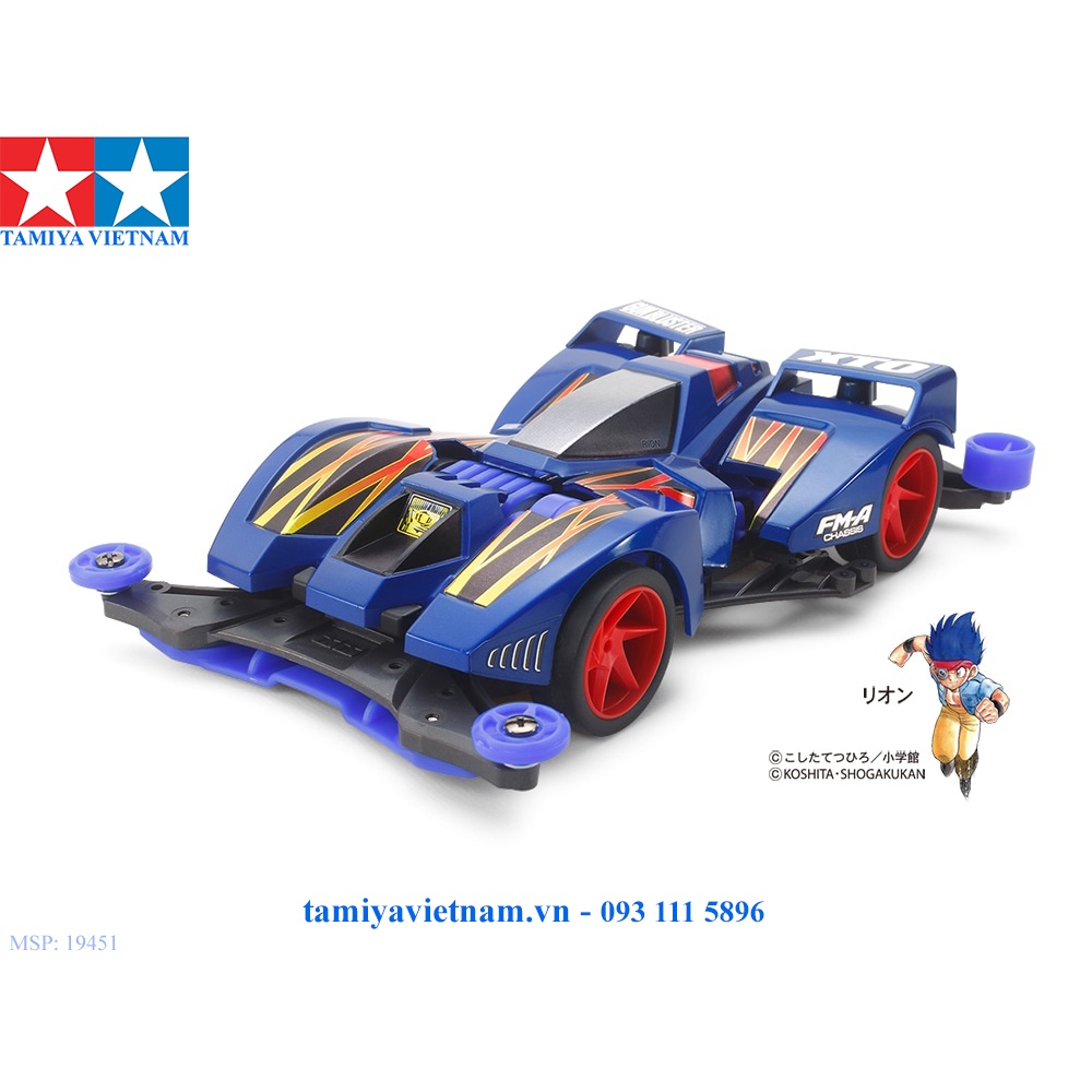 19451 Mô hình xe đua lắp ráp chạy bằng pin Mini 4WD GUN BLUSTER XTO PREMIUM