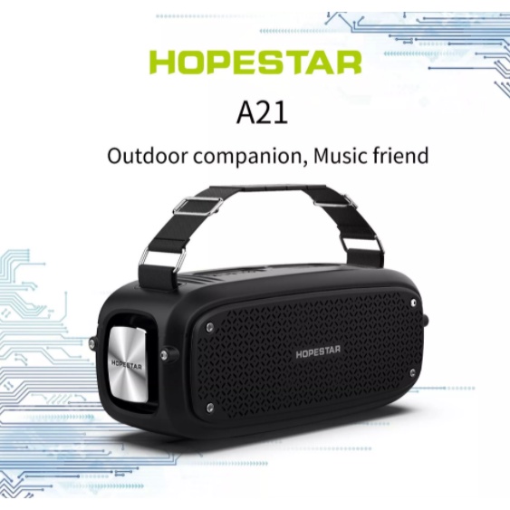 Loa Bluetooth Cao Cấp Hopestar A21 Party Công Suất 20W ,  Pin Lithium-Ion Dùng 4H , Âm Bass Siêu Trầm , Chống Nước .