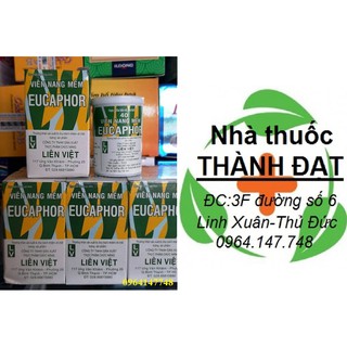 EUCAPHOR viên nang mềm ho dầu lọ 40 viên EUCAFOR