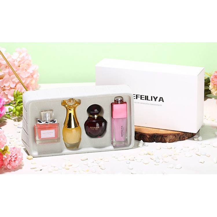 Bộ 4 chai nước hoa nhũ cao cấp GEFEILIYA | Thế Giới Skin Care