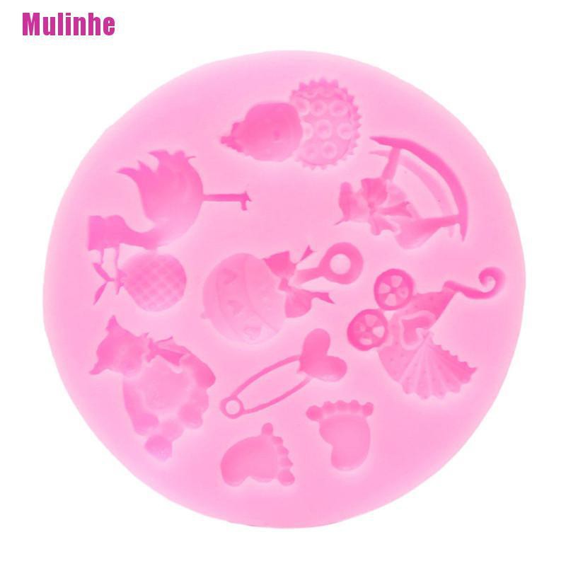 Khuôn Silicone Làm Bánh / Sô Cô La / Xà Phòng Em Bé