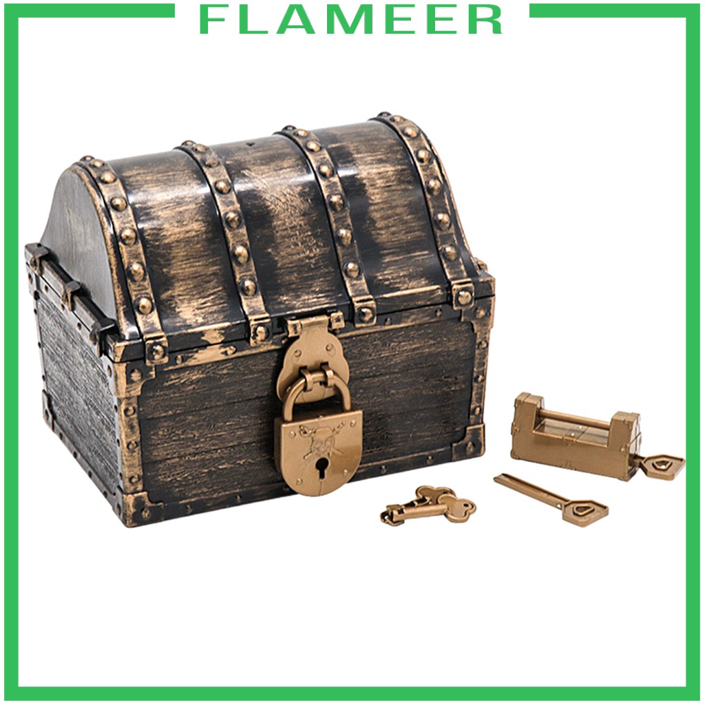 Hộp Đựng Trang Sức Hình Rương Kho Báu Hải Tặc Độc Đáo