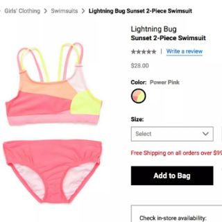 Bikini 2 mảnh hồng