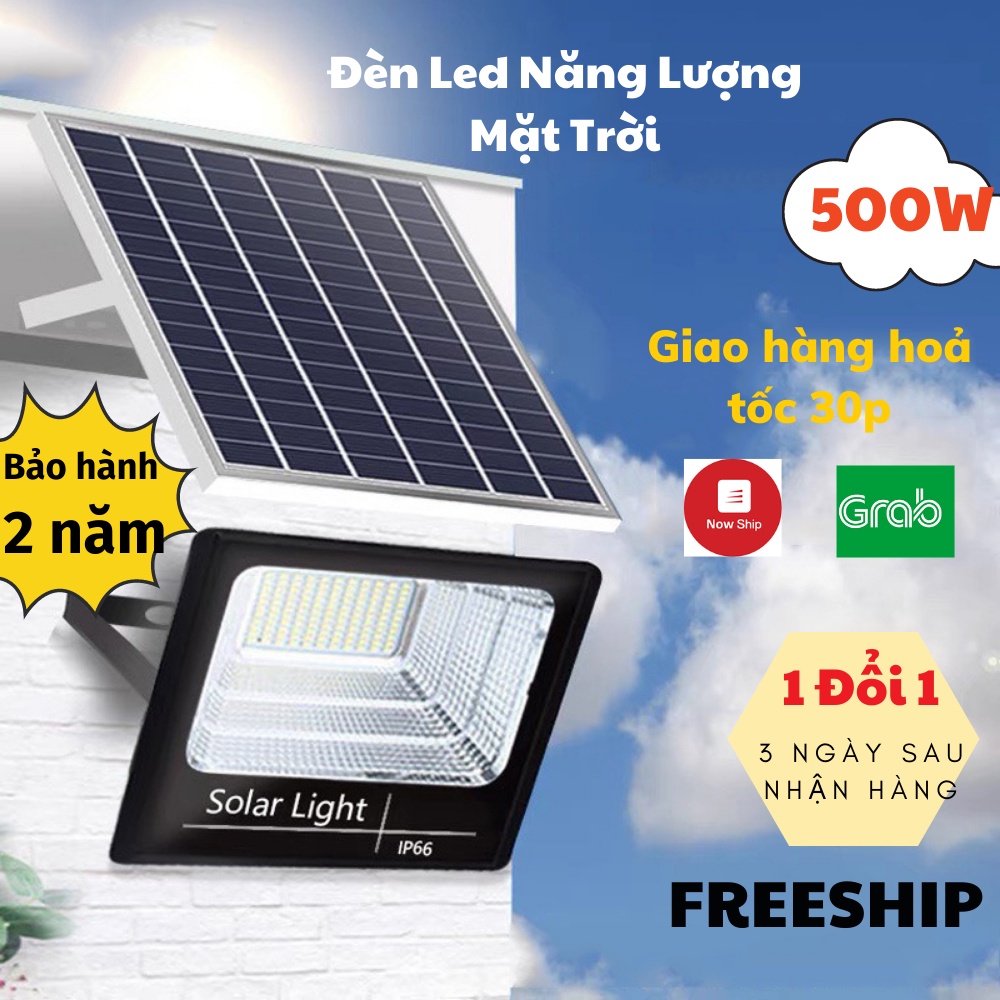 Đèn Năng Lượng Mặt Trời Siêu Sáng, Công Suất Lớn Chống Nước ĐÈN TOKI
