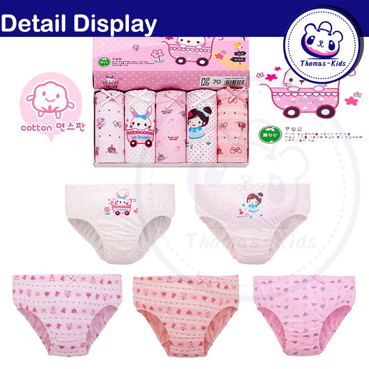 Quần Lót Cotton In Họa Tiết Hoạt Hình Frozen Anna Thoải Mái Cho Bé Gái 2-13 Tuổi