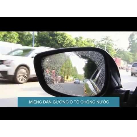 Miếng dán chống mưa gương chiếu hậu ( dùng được cho cả ô tô và xe máy)