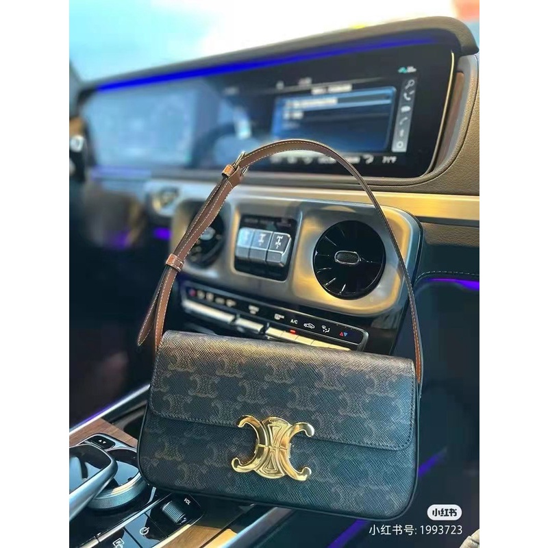 Túi xách nữ mini kẹp nách chất da pu Celin hình chữ nhật xịn đẹp