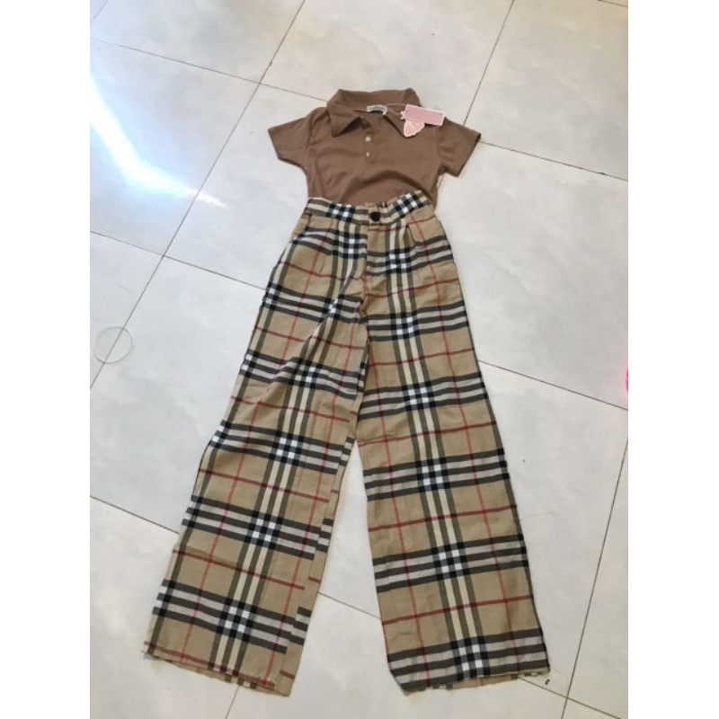 set bbr quần dài(hồng nhung)