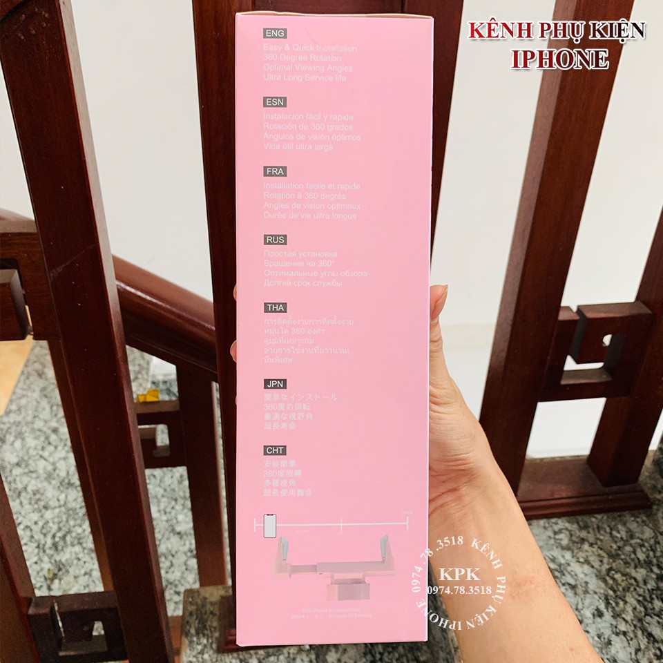 Giá Đỡ Điện Thoại Hoco PH23 Chính Hãng - Kẹp Bàn - Kẹp Đuôi Khỉ - Kẹp Tháo Rời | BigBuy360 - bigbuy360.vn