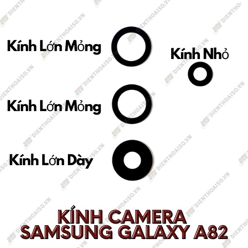 Mặt kính camera samsung a82 có sẵn keo