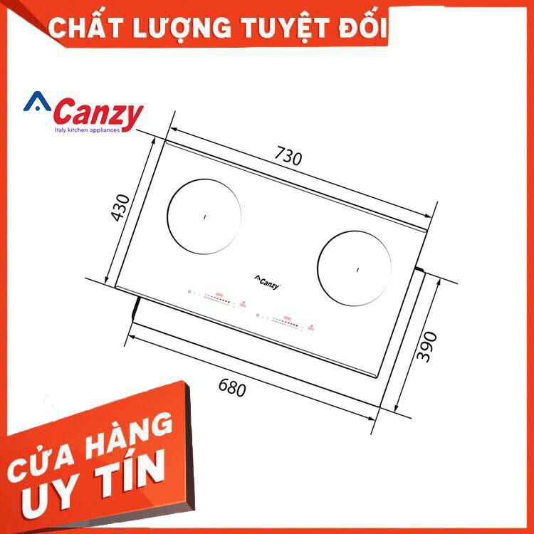 [HÀNG CHÍNH HÃNG] Bếp từ đôi cảm ứng CANZY CZ-930I