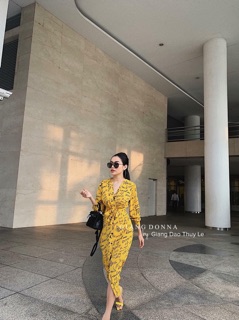 Bigsize Đầm chữ buộc eo bigsize