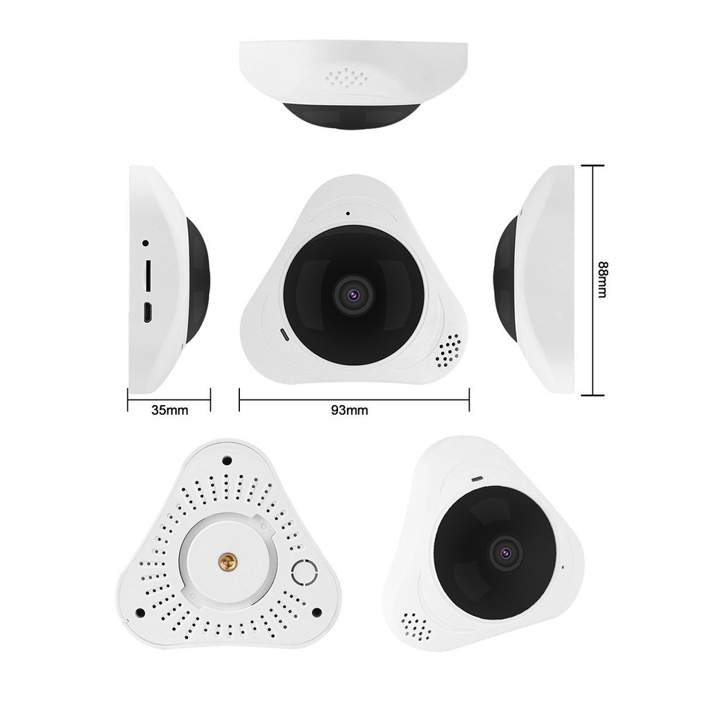 Camera WIfi Ốp Trần Mini Yoosee 360 Độ Quan Sát Mọi Góc Nhìn