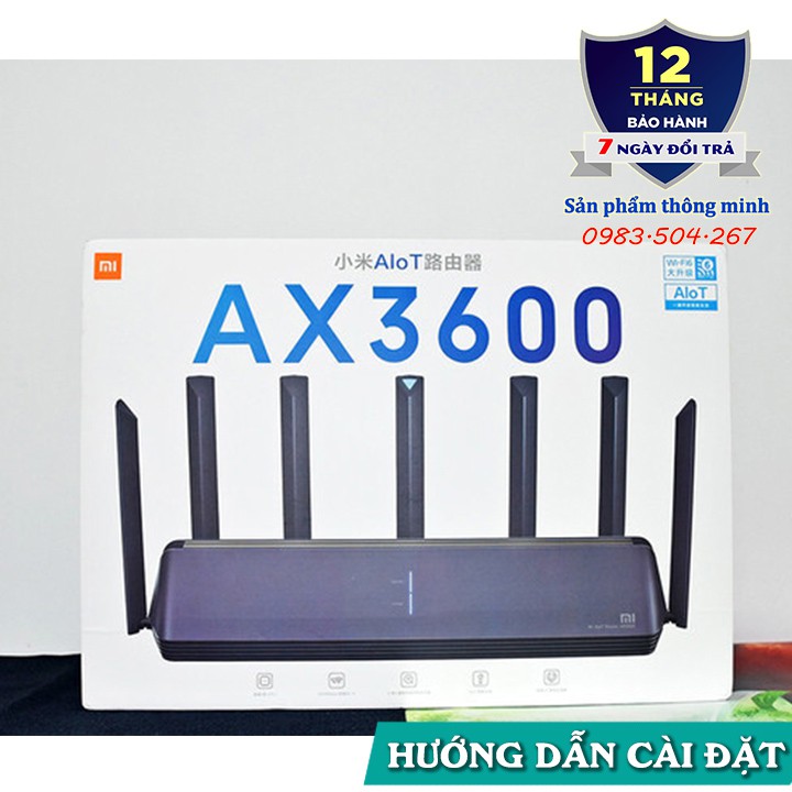 Bộ Router Wifi Xiaomi AX3600 AIoT hỗ trợ - Wifi 6 - Mesh - 248 thiết bị | BigBuy360 - bigbuy360.vn