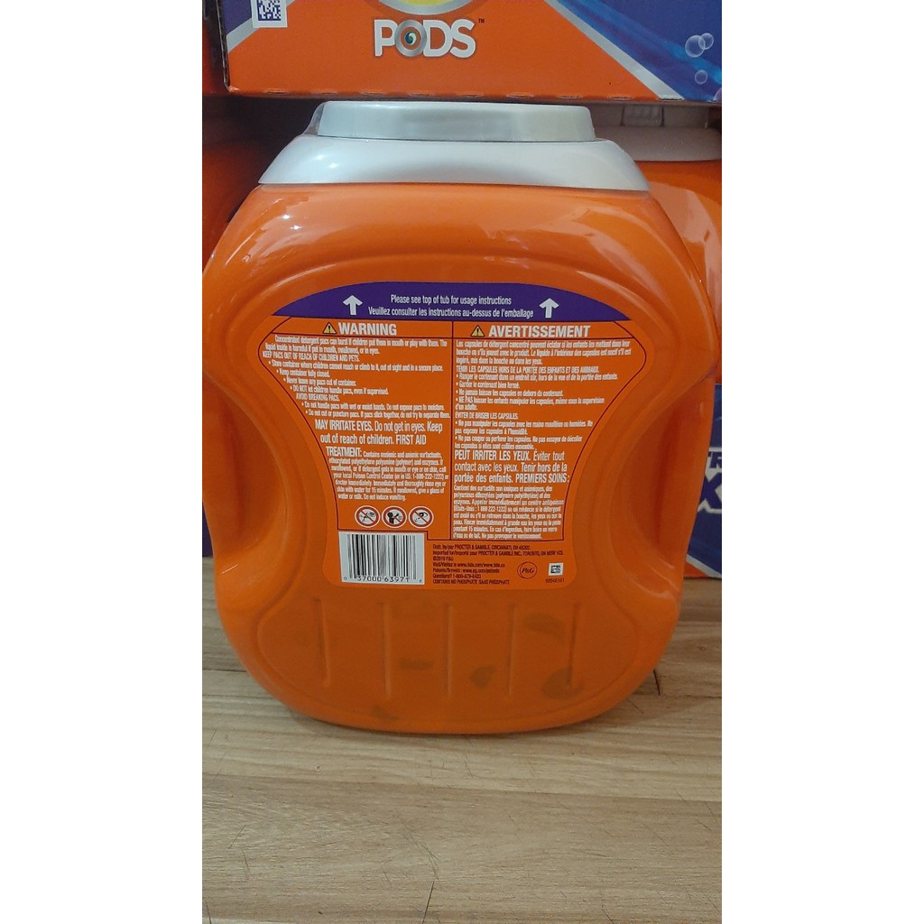 Viên Giặt Xả Tide Pods 104 Viên Downy 4in1 - Ultra Oxi - Hàng Chuẩn Mỹ