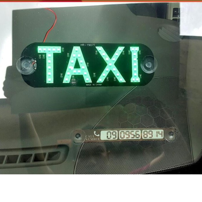 Đèn led Taxi gắn kính