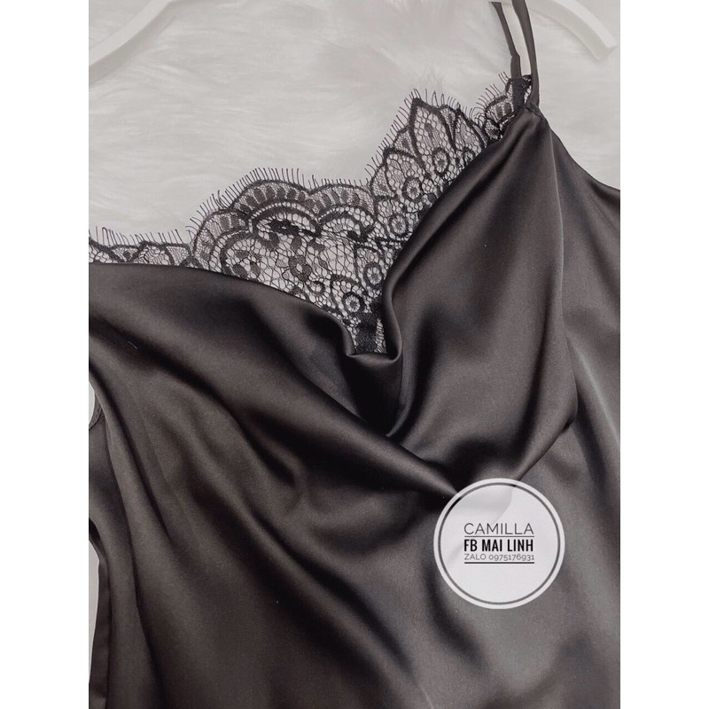 ⚡️BÁN SỈ⚡️Set áo 2 dây cổ ren kèm chân váy hoạ tiết đen trắng | BigBuy360 - bigbuy360.vn