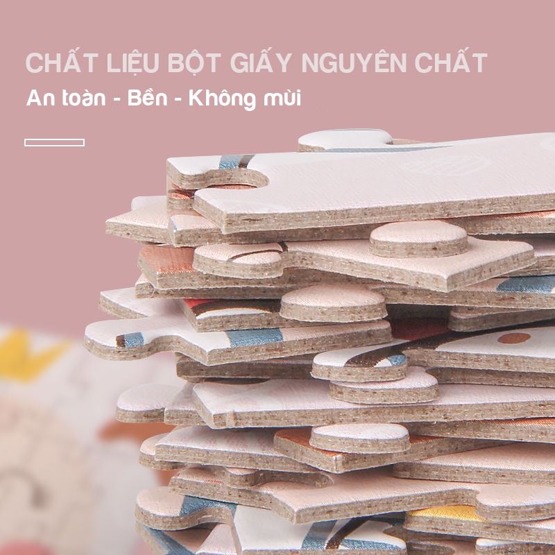 Tranh ghép hình cho bé với 24 mảnh ghép và 20 chủ đề khác nhau DCGD11 KIDS GARDEN