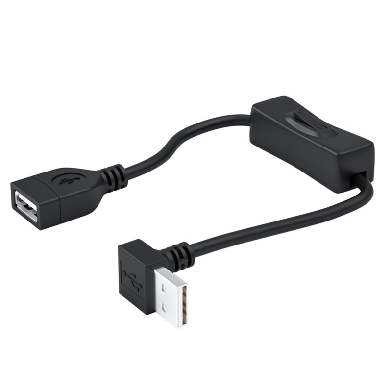 Cáp Nối Dài USB Bẻ Góc 90 Độ Có Công Tắc Bật Tắt Cho Máy Tính