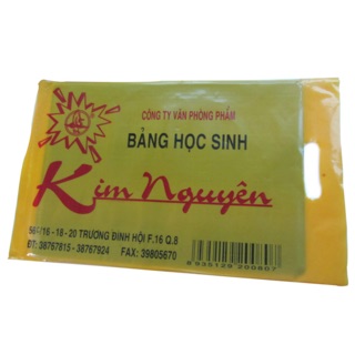 Bảng học sinh Kim Nguyên loại lớn