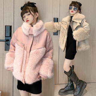 Áo khoác lông tay dài thời trang mùa đông cho bé gái 5-6 tuổi 6-7 tuổi 7-8 tuổi 8-9 tuổi 9-10 tuổi giày thời trang cho bé 10-11 - 12 tuổi 12-13 - 13-14 tuổi