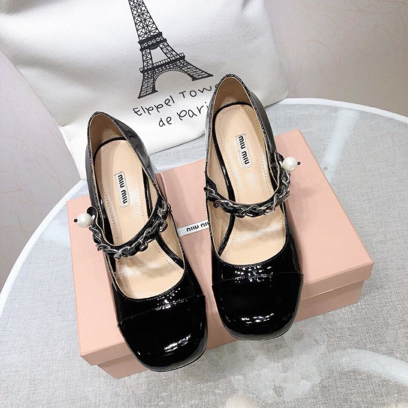 Giày cao gót miumiu mẫu hot nhất 2021 8cm