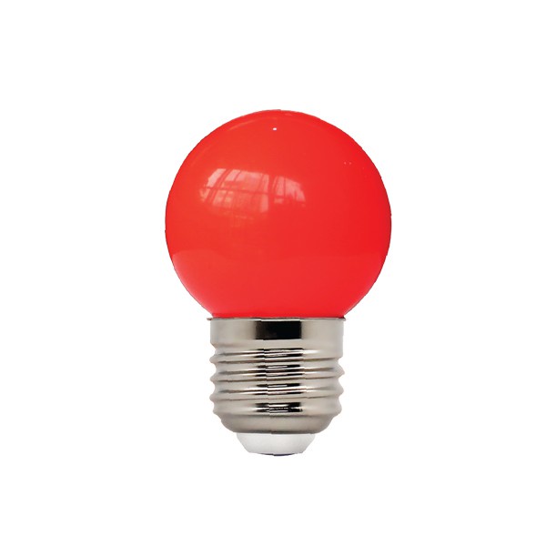 Bóng Led ĐỎ Trái Chanh 3W MORLER, Bóng ĐỎ Sợi Đốt 5W
