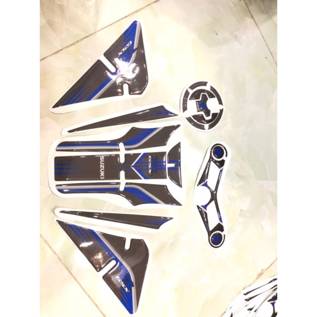Decal tem Dán bàn thờ xương cá bình xăng gsx 150