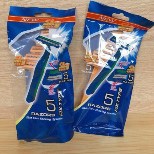 Dao cạo râu, Set 5 dao cạo râu siêu tiết kiệm