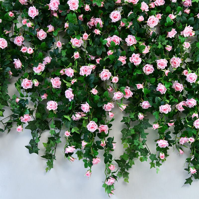 Hoa giả trang trí_Dây hồng leo 1m2 trang trí ban công , phòng khách siêu xinh