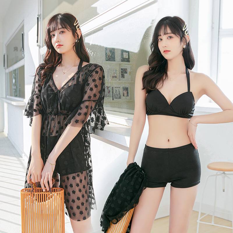 Bộ Đồ Bơi Ba Mảnh Áo Tay Ngắn + Quần Short Màu Trơn Gợi Cảm Hàng Mới Dành Cho Bạn Nữ Ds-038813 2021 | BigBuy360 - bigbuy360.vn