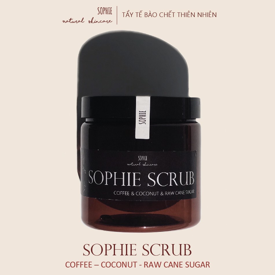 500G Tẩy Tế Bào Chết Sophie Scrub Handmade (kèm muỗng gỗ)