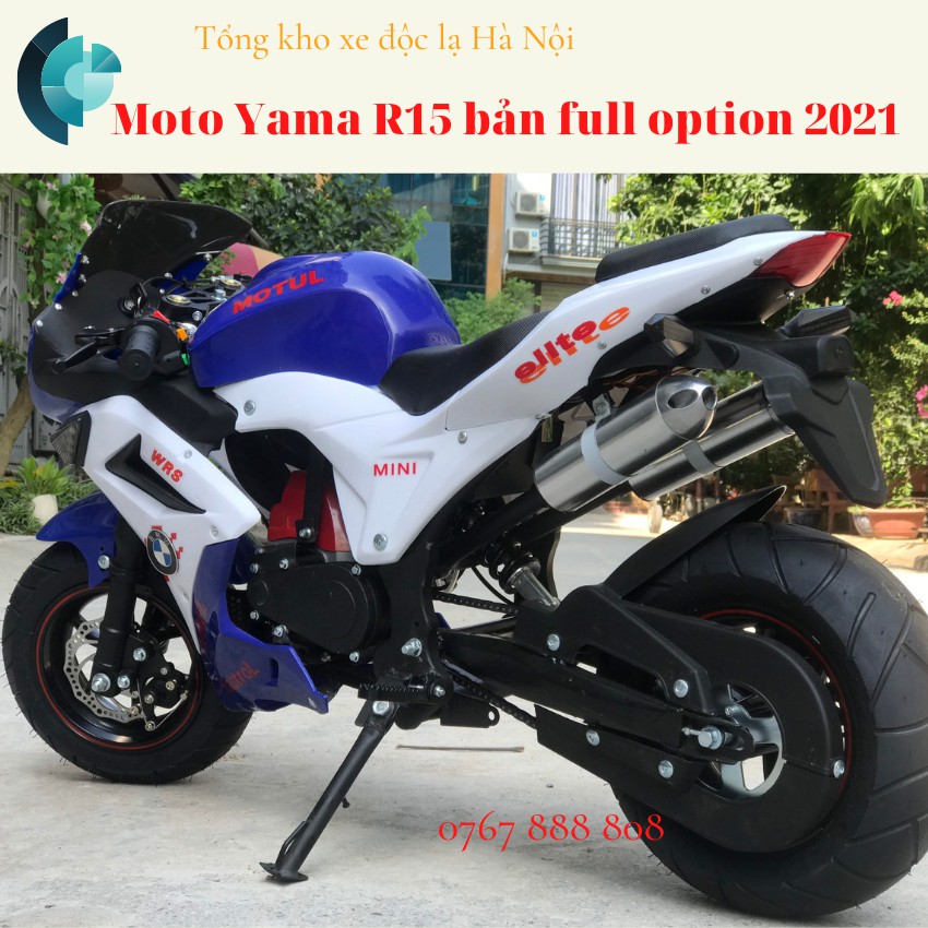 Xe Moto mini Yamaha R15 V3 có ĐỀ ❤️ [BẢN ĐẨY ĐỦ MỚI NHẤT - Có video]  ❤️ - Tặng Nhớt Thơm 2T