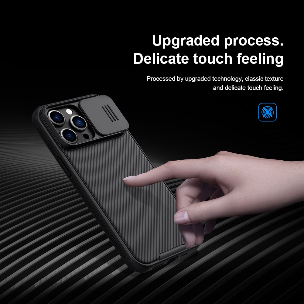 Ốp Điện Thoại NILLKIN Có Nắp Trượt Bảo Vệ Camera Tráng Gương Cho iPhone 14 Pro max 13 Pro 12 11 Pro 14 Pro max 13 mini 14 plus