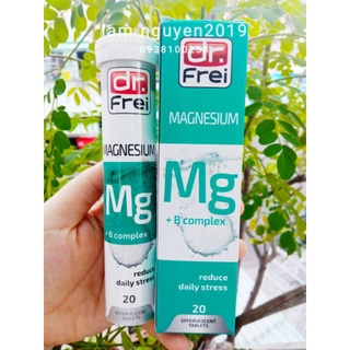 Viên sủi hỗ trợ giảm stress, giải toả căng thẳng Dr. Frei bổ sung Magie và Vitamin nhóm B