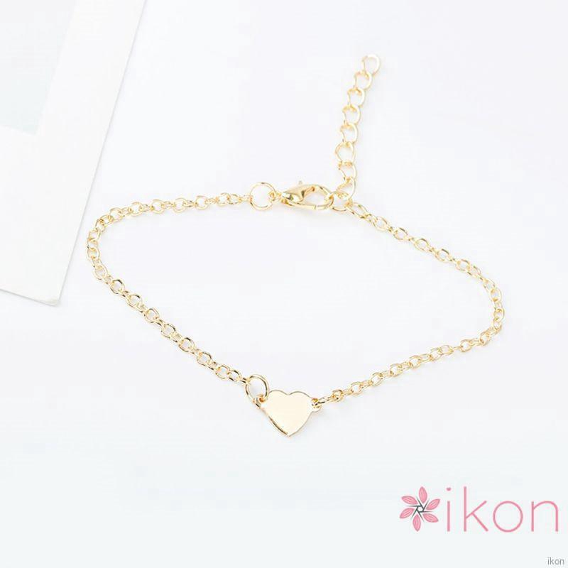 Vòng tay hợp kim hình trái tim phong cách Bohomian