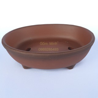 chậu bonsai mẫu BKS-09 Gốm Bát Tràng Cao Cấp giả sỉ